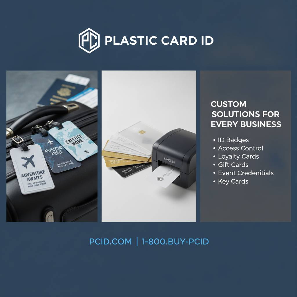 Beyond Luggage Tags: Our Full Plastic Card Product Line