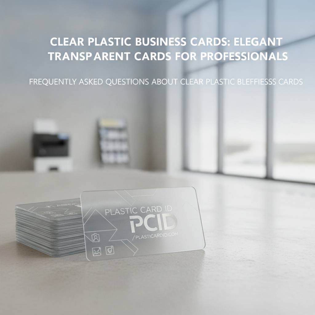 Frequently Asked Questions About Clear Plastic Business Cards