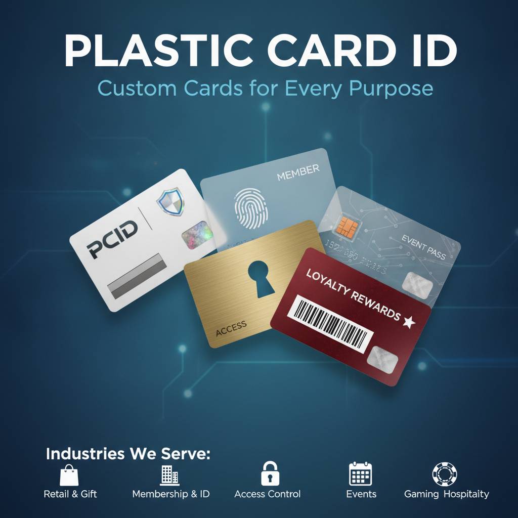 Industries We Proudly Serve with Plastic Card Printing