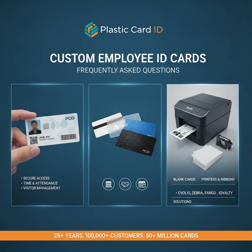 Frequently Asked Questions About Custom Employee ID Cards